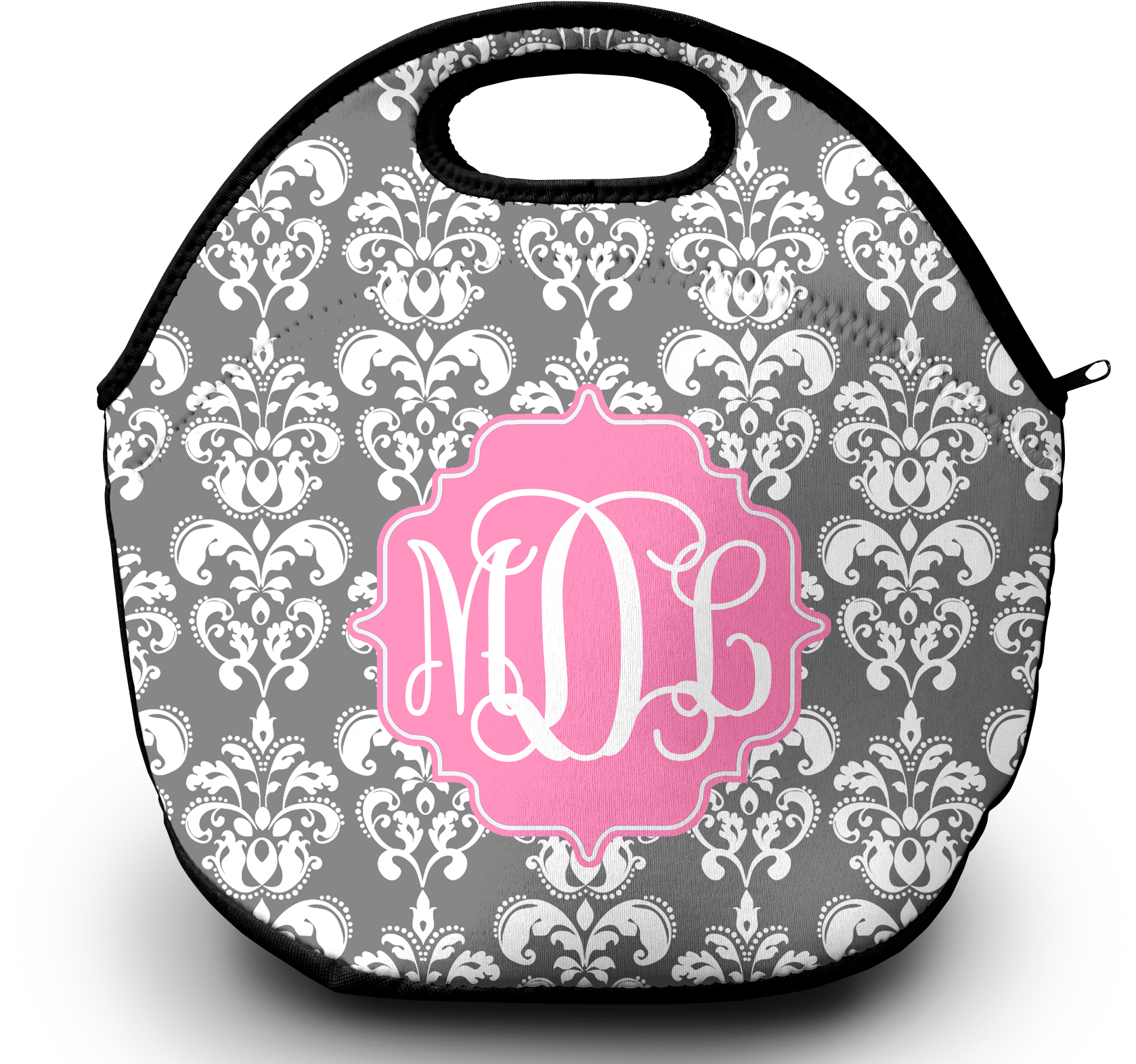 Damask Lunch Tote Png - Illustration (2000x1600), Png Download