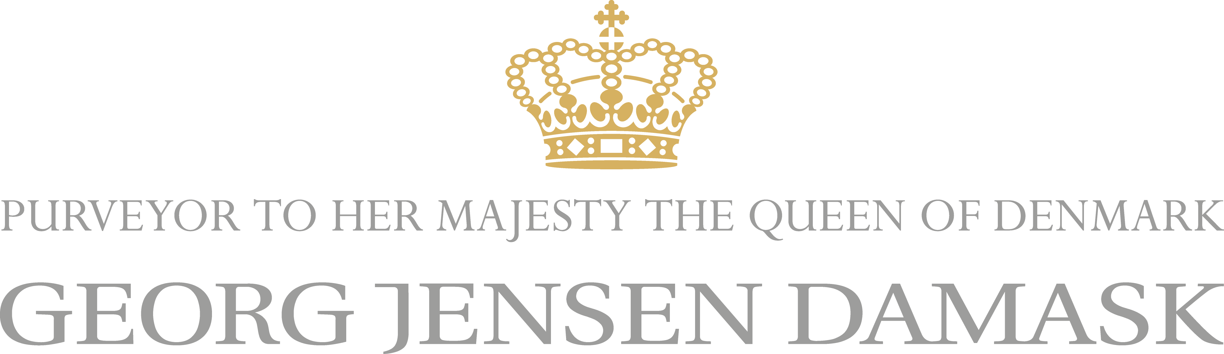 Luxury Home Accessories By Georg Jensen Damask - Georg Jensen Damask Logo (4221x1223), Png Download