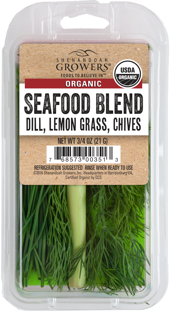 Seafood Blend - Usda Organic (656x1200), Png Download