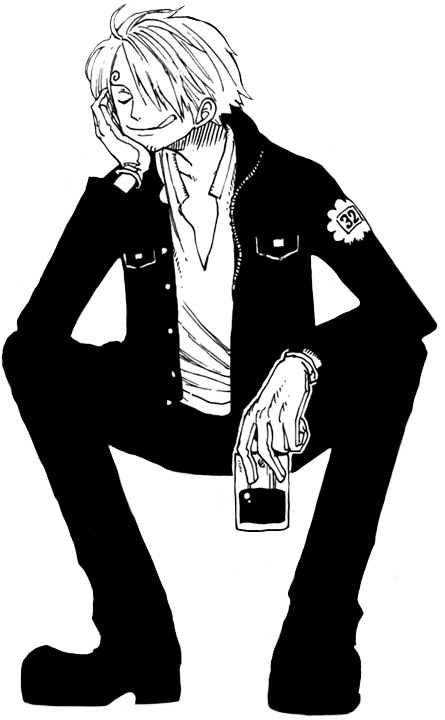 “transparent Sanji From The Chapter 266 Cover Page - Sanji Nami Gif Wedding (453x719), Png Download