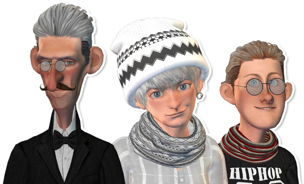 Cartoon-style Avatars For Crazytalk - Cartoon (1021x615), Png Download