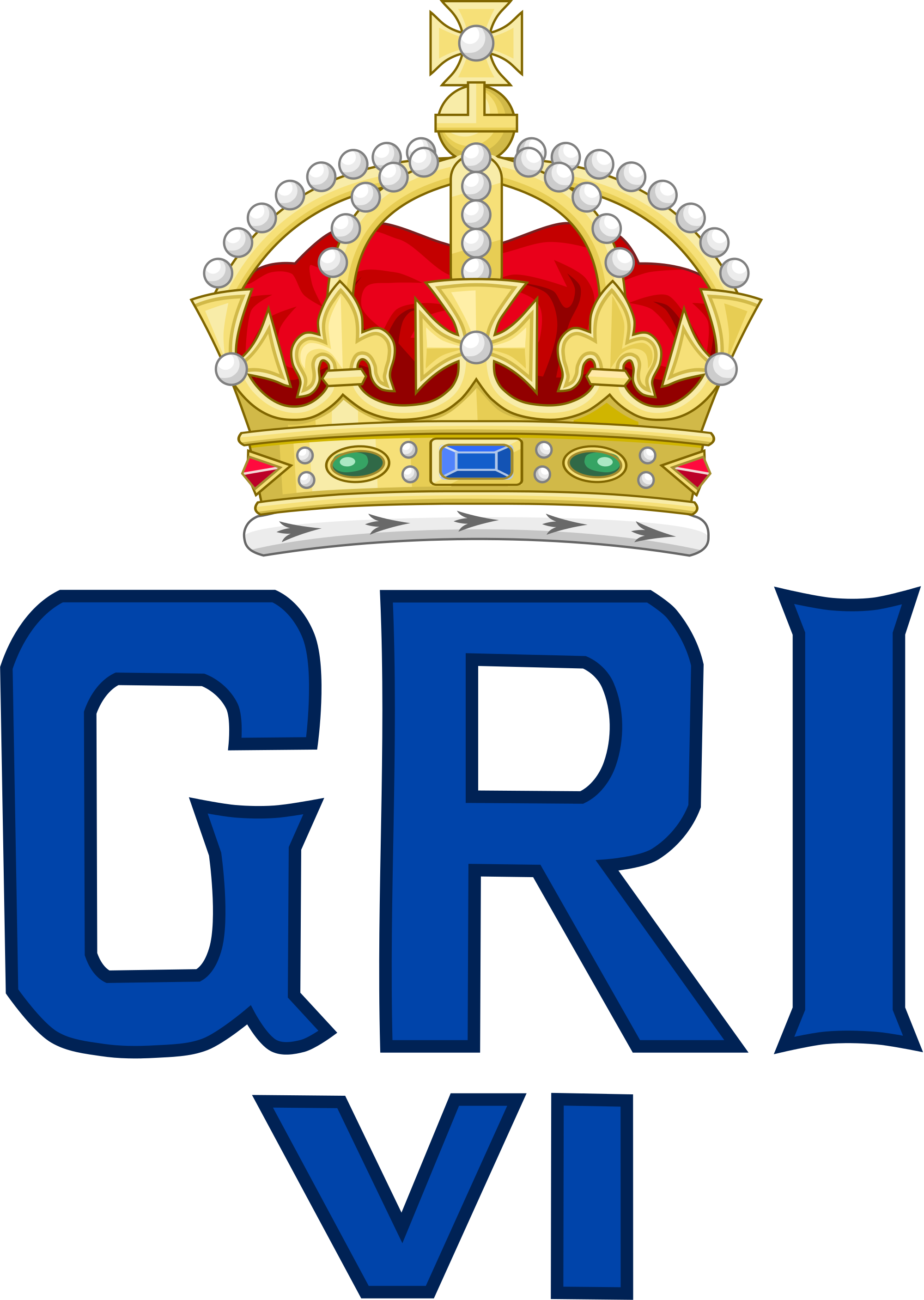 Picture Transparent Library File Royal Of King George - George Iii Royal Cypher (2000x2813), Png Download