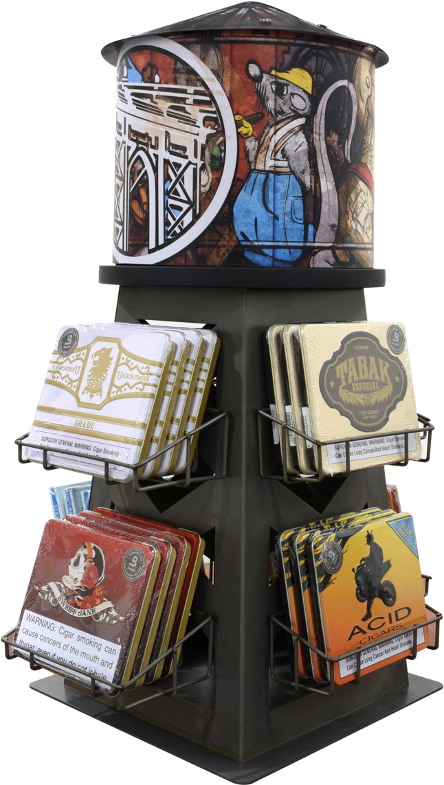 Drew Estate Now Shipping 4 X 32 Tin Collection With - Playset (857x1200), Png Download