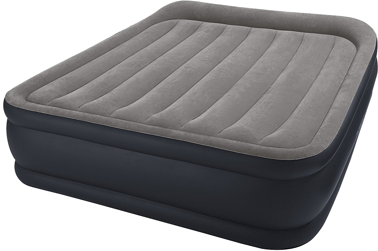 Intex Dura Beam Pillow Rest Raised Air Bed (1500x1058), Png Download