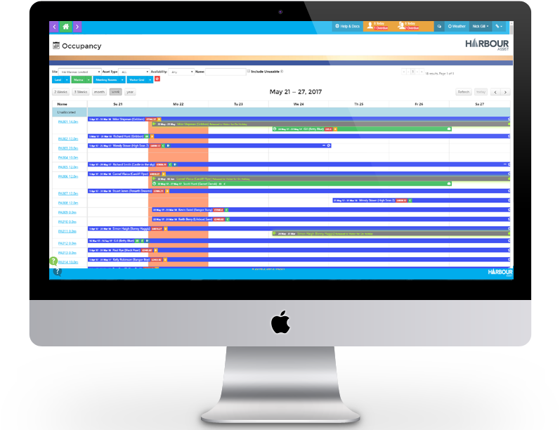 Imac 27 Mockup Occupancy - Imac 27 (1000x682), Png Download