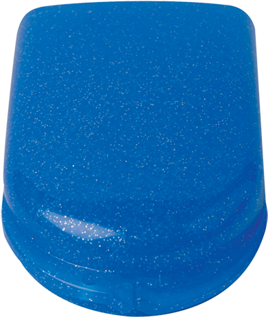 Image For Mini Retainer Case Tropical Sparkle Blue - Lampshade (553x642), Png Download