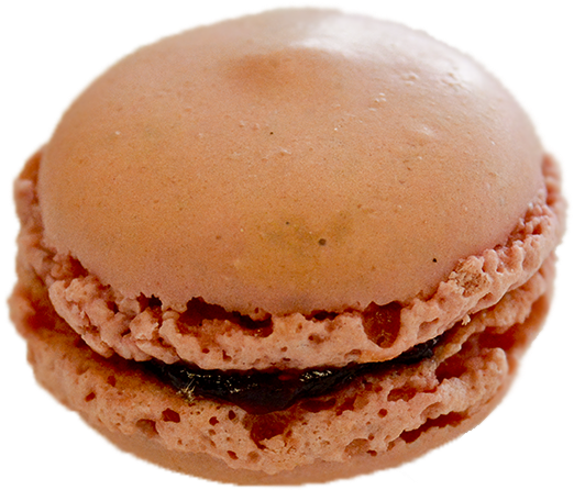Macaron Raspberry - Macaroon (600x585), Png Download