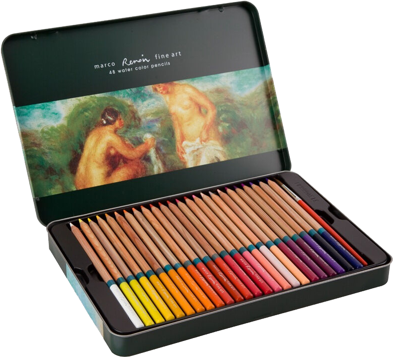 Colored Pencil Painting Drawing Art Transprent Png - Colored Pencil (800x800), Png Download