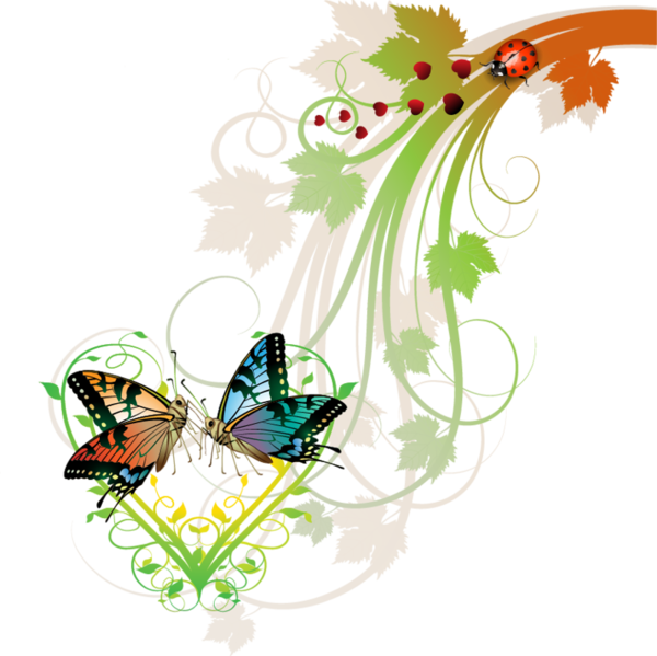 Butterfly Clip Art, Cute Wallpapers, Butterflies, Vector - Vectores De Mariposas (600x599), Png Download