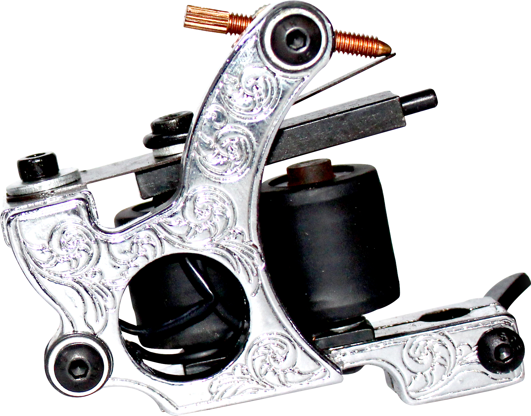 Mumbai Tattoo Shader Coil Machine ( Silver ) Price (1879x1582), Png Download