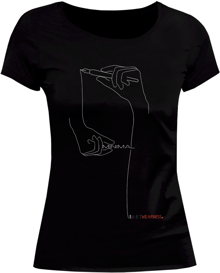 Artwearness Minimal Female O Neck - Active Shirt (1000x1000), Png Download