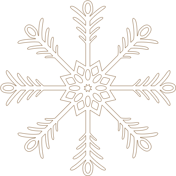 Click Here To Download Snowflake With Clear Background - 20 Snowflakes (640x640), Png Download