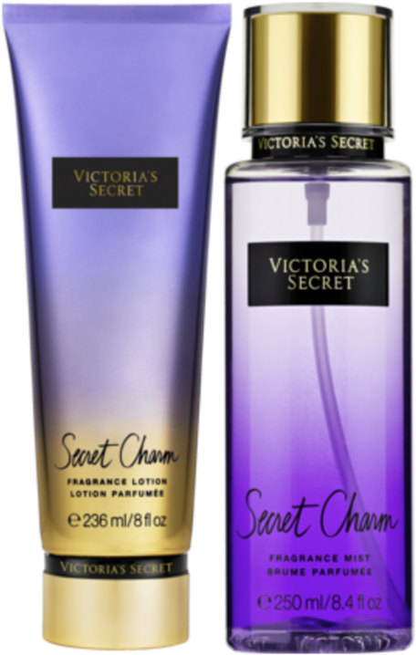 Kit Victoria Secrets Love Spell = 1 Body Splash 250ml - Secret Charm Victoria Secret Crema (766x1000), Png Download