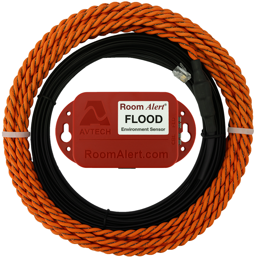 The Flood Sensor Cable Is Best For Covering Larger - Cable (1117x1048), Png Download