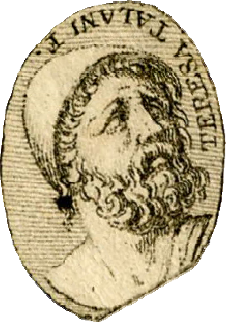 Busto Di Ulisse Con Barba E Pileo - Emblem (808x1142), Png Download