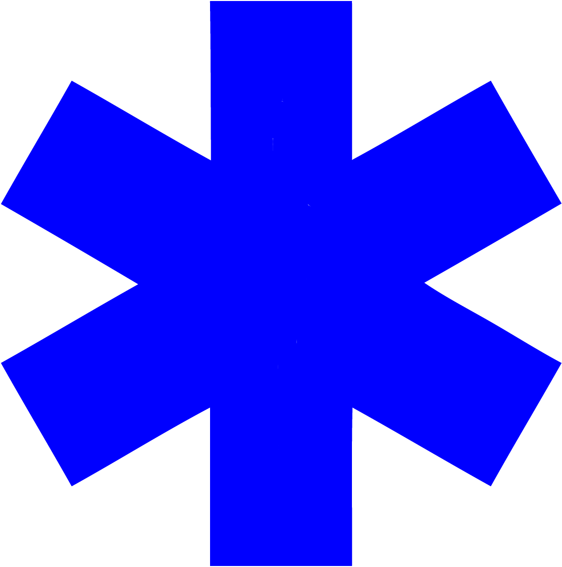 Maltese Cross Star Of Life - Star Of Life Red Vector (1113x1123), Png Download