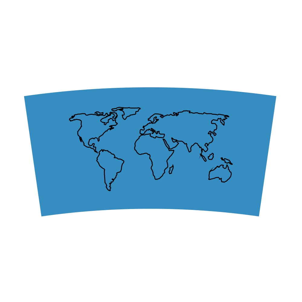 World Map (1000x1000), Png Download