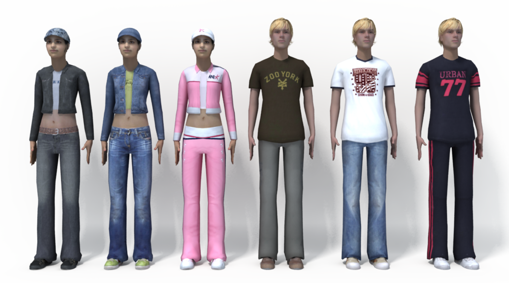 Rigged 3d People Teenager Bundle - Pajamas (1024x569), Png Download