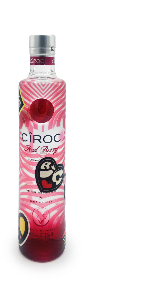 Unusual Vodka Bottles Pink Love - Ciroc Black Raspberry Uk (768x1024), Png Download