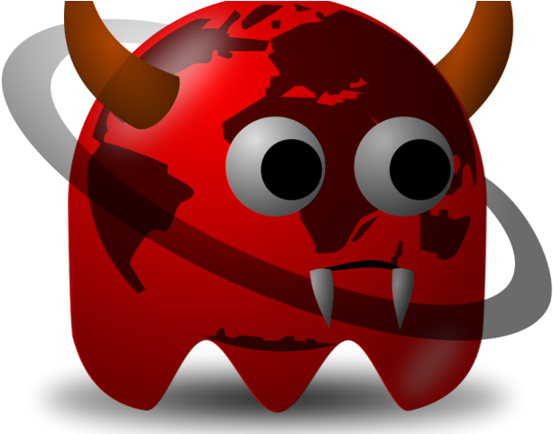 Demon Clipart Smiley Face - Pacman Baddies (640x480), Png Download