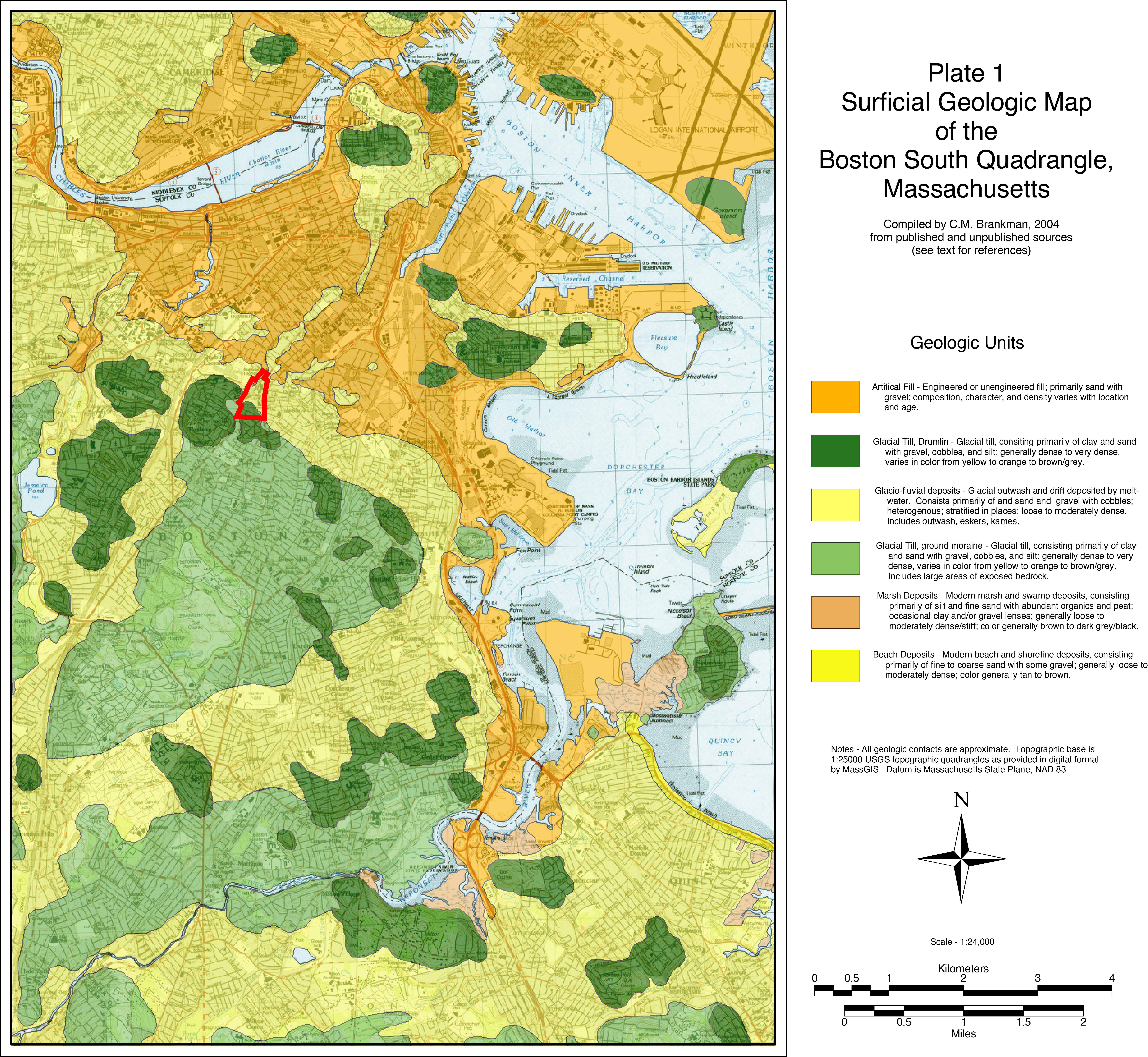 Geologic Map Brankman, C (7593x6990), Png Download