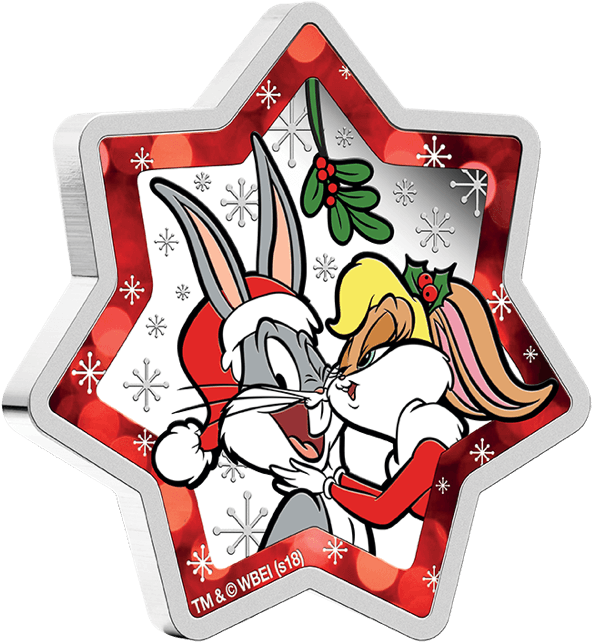 Merry Everything - Christmas Looney Tunes (606x642), Png Download