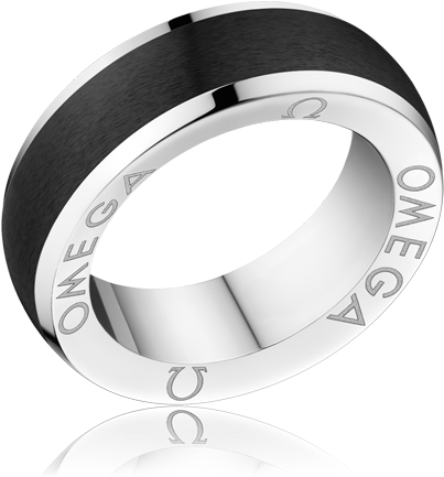 Omegamania Ring - Omega Ring Black Ceramic (800x1100), Png Download