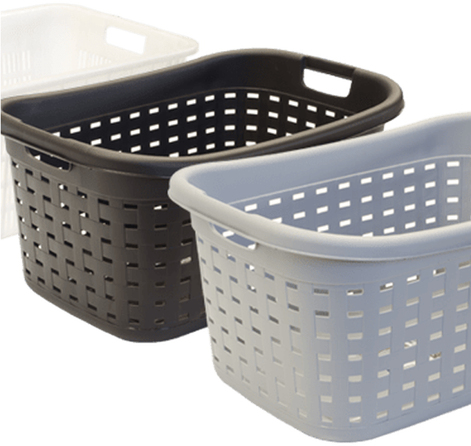 Heavy Duty Utility Weave Laundry Baskets Infocus - Sterilite Weave Laundry Baskets (680x680), Png Download