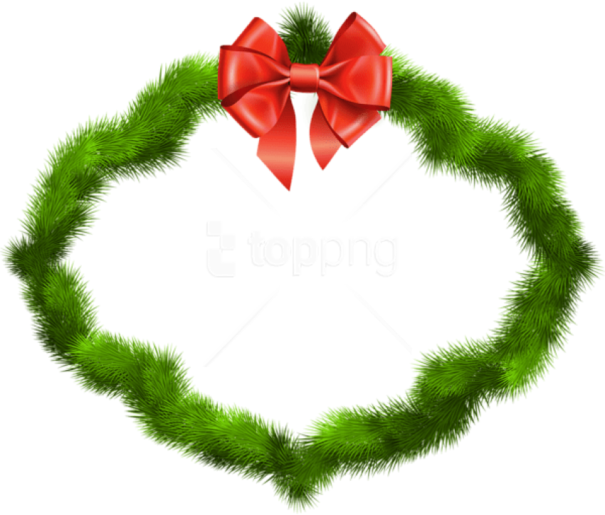 Christmas Deco Border Png - Ribbon Vector (850x724), Png Download