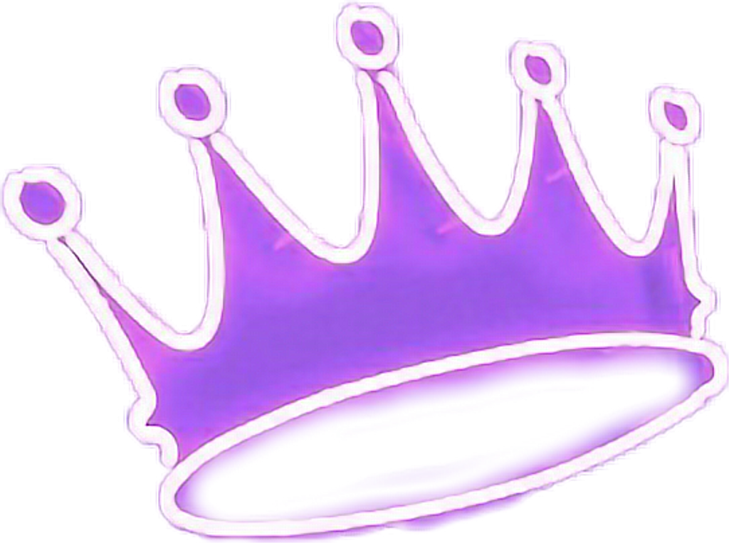 #crown #neon #purple #king #queen #sexy #re #prince - Crown Transparent Neon Png (1024x763), Png Download
