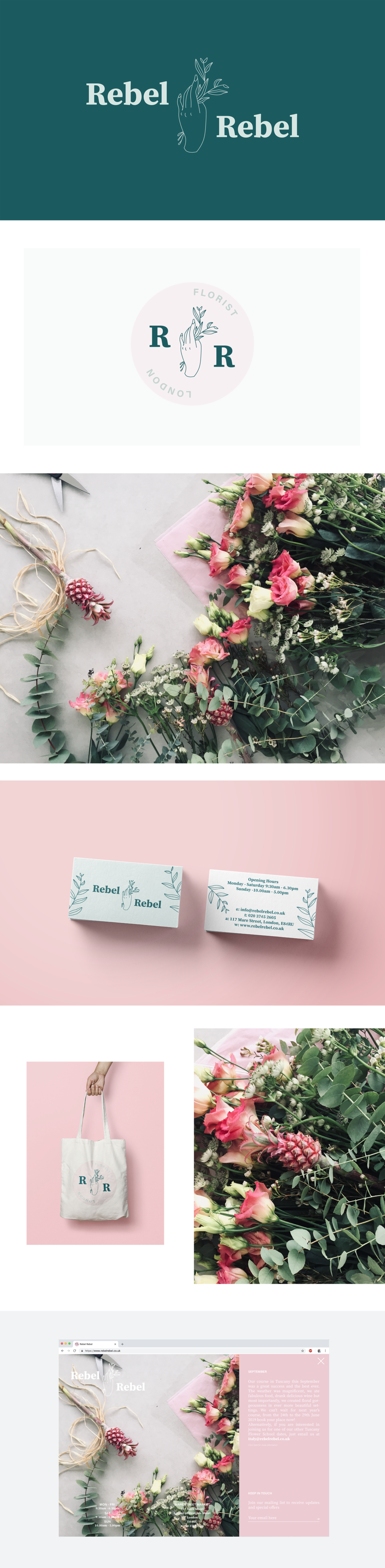 Rebelrebel Business Card Green 1 - Garden Roses (1000x4068), Png Download