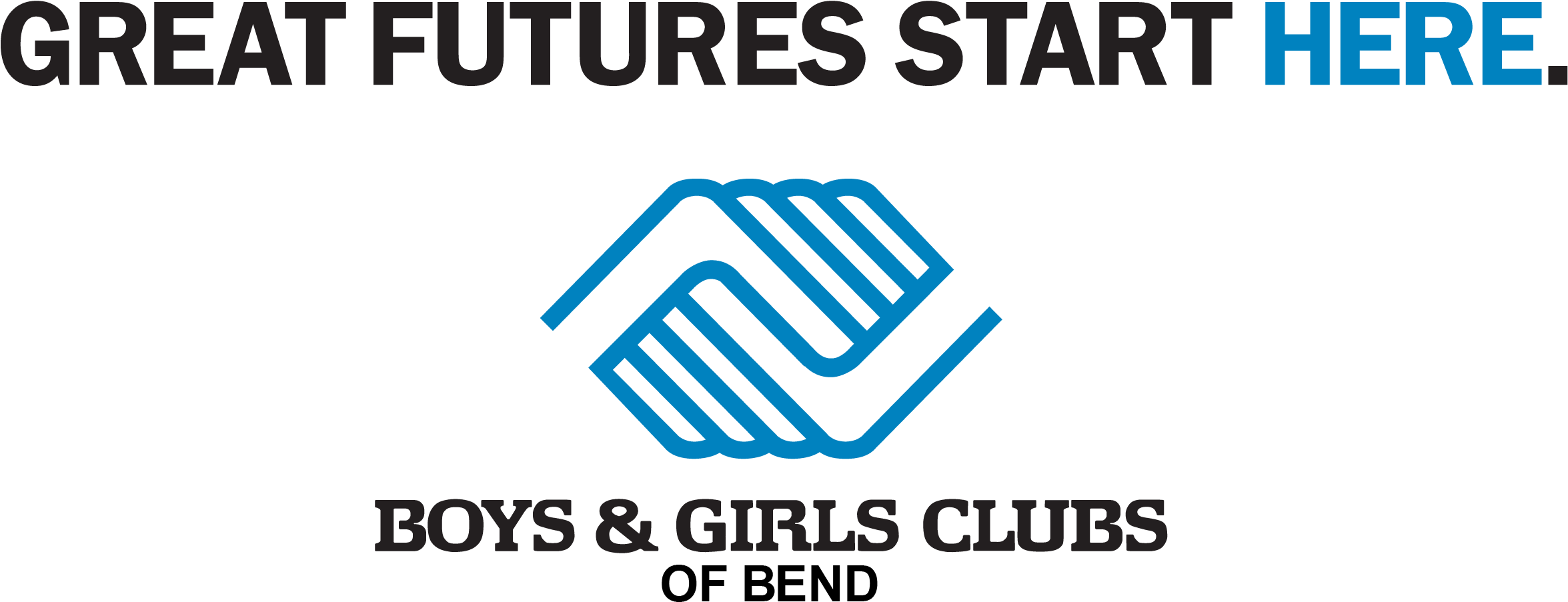 Boys And Girls Club Great Futures Start Here (2375x932), Png Download