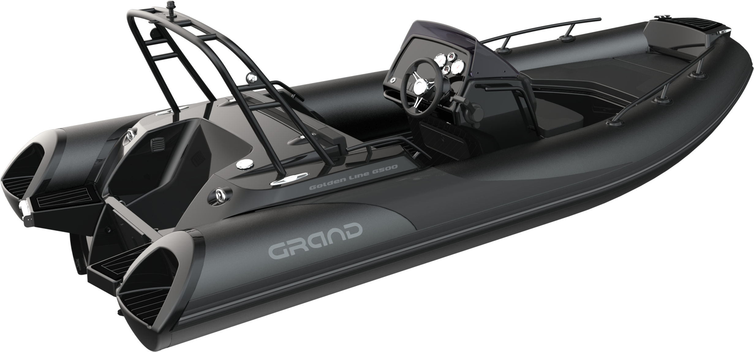 Grand Golden Line G500 Ube - Inflatable Boat (2560x1440), Png Download