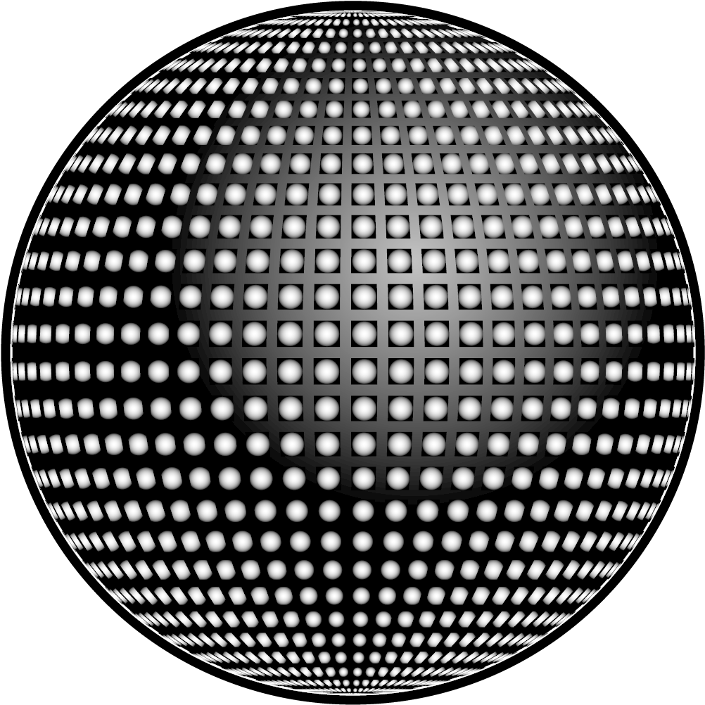 Apollo Design Sr-6183 Pearl Ball B&w Superresolution - Carbon Fiber Cd Mat (1200x1200), Png Download