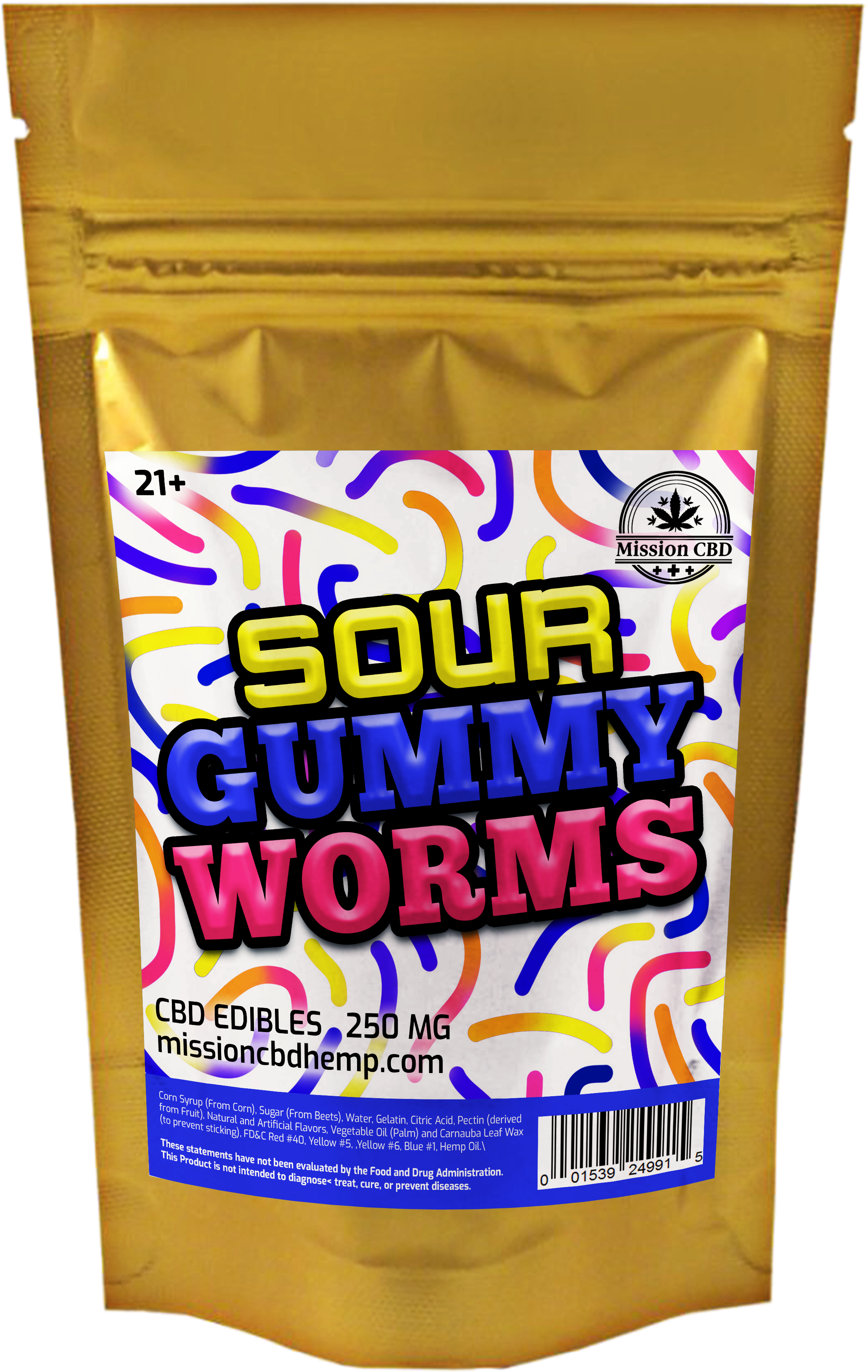 Sour Gummy Worms - Plastic (3799x4252), Png Download