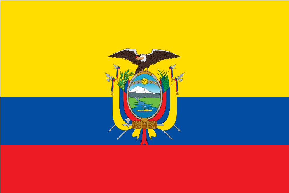 Download Svg Download Png - Ecuador Flag Emoji (1024x1024), Png Download