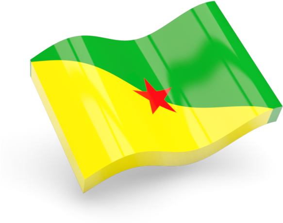 3d Flag Of French Guiana - Philippine Flag Gif Transparent (640x480), Png Download