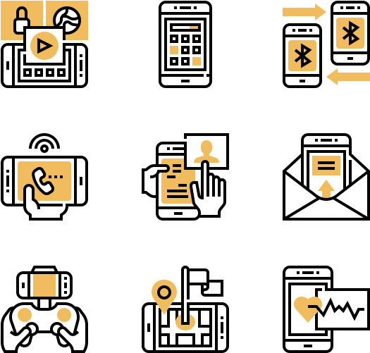 Smartphone Applications - Qr Code Icon Png (600x564), Png Download