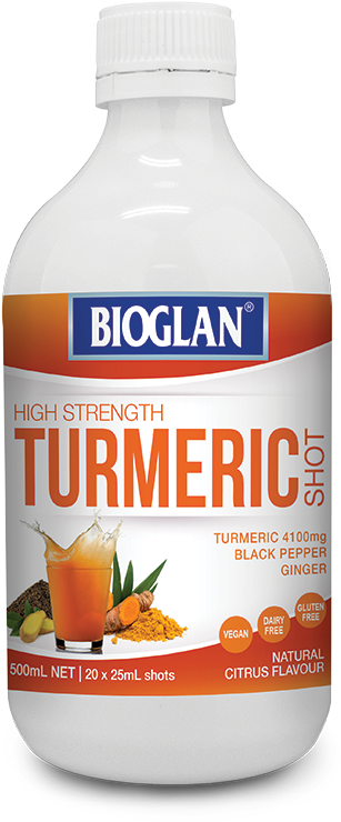 Bioglan High Strength Turmeric Shot - Bioglan (800x800), Png Download