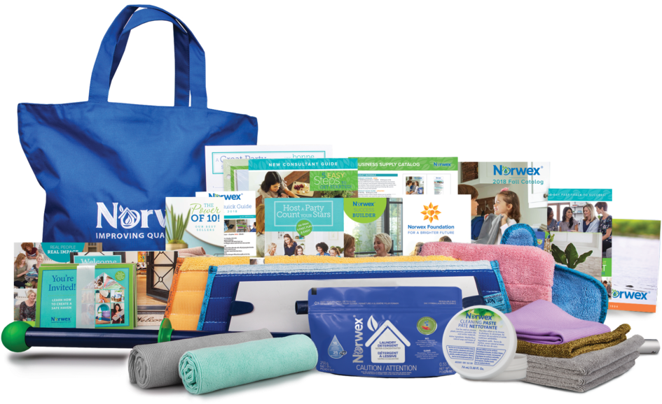 Learn More About Becoming A Norwex Consultant With - Norwex Starter Kit 2019 (1024x622), Png Download