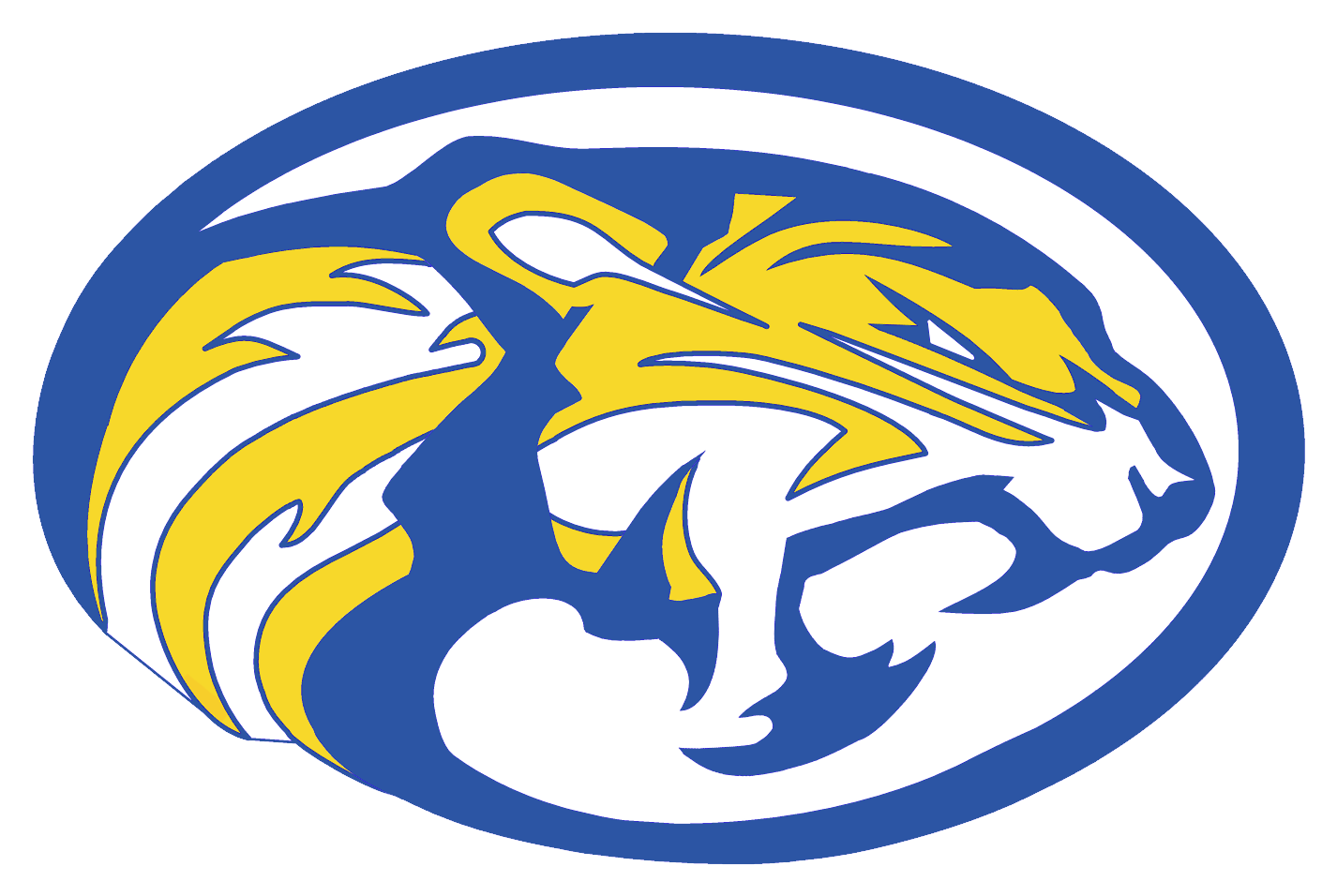 Bland Tigers - Bland High School Logo (1482x987), Png Download