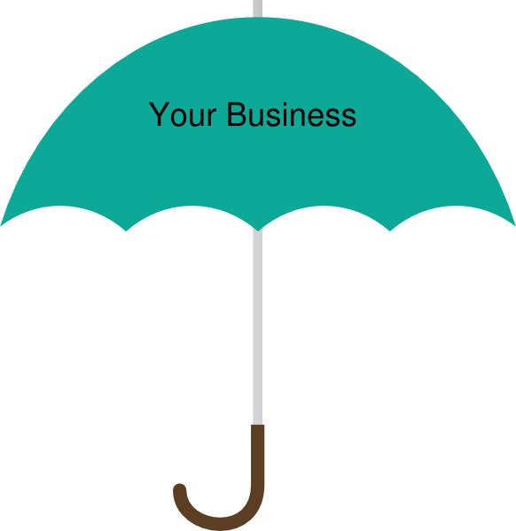 Turquoise Umbrella (582x599), Png Download