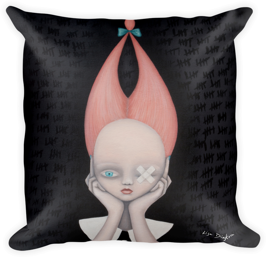 Clip Art Library Kershe Print By Lisa Diakova Devious - Throw Pillow (1000x1000), Png Download