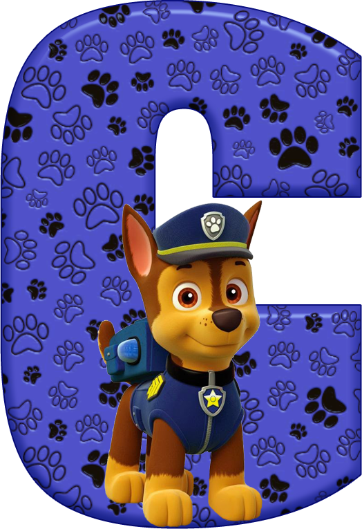 C De Alfabeto Decorativo Learning Activities Ⓒ - Paw Patrol Letter C (524x765), Png Download