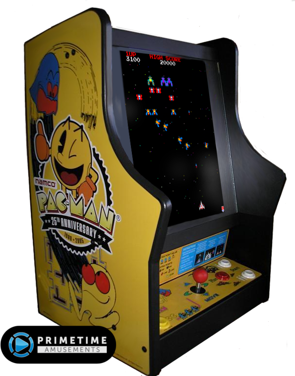 Pacman Galaga And Ms - Video Game Arcade Cabinet (710x890), Png Download