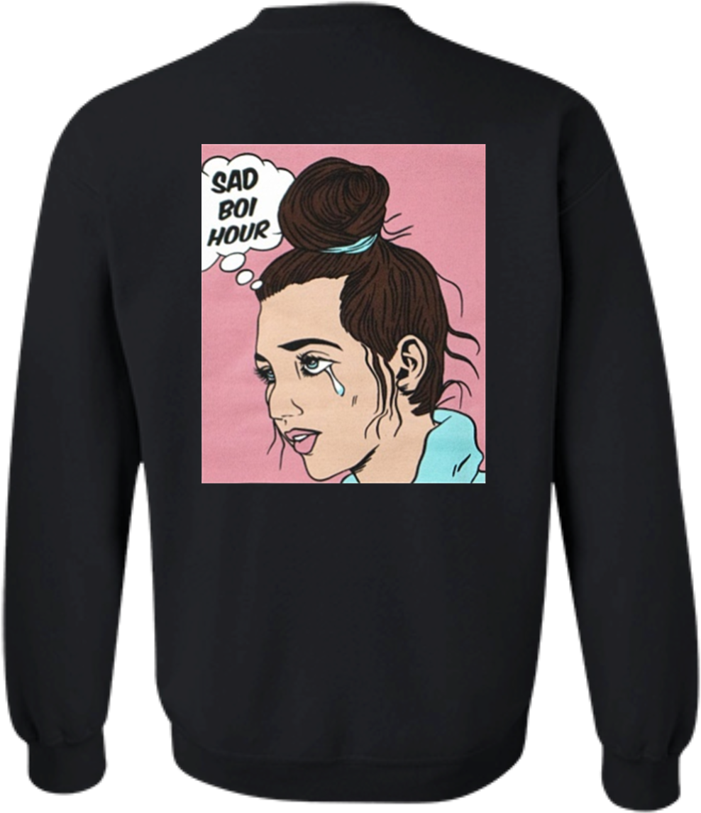 Emma Chamberlain Sad Boi Hour Hoodie (1155x1155), Png Download