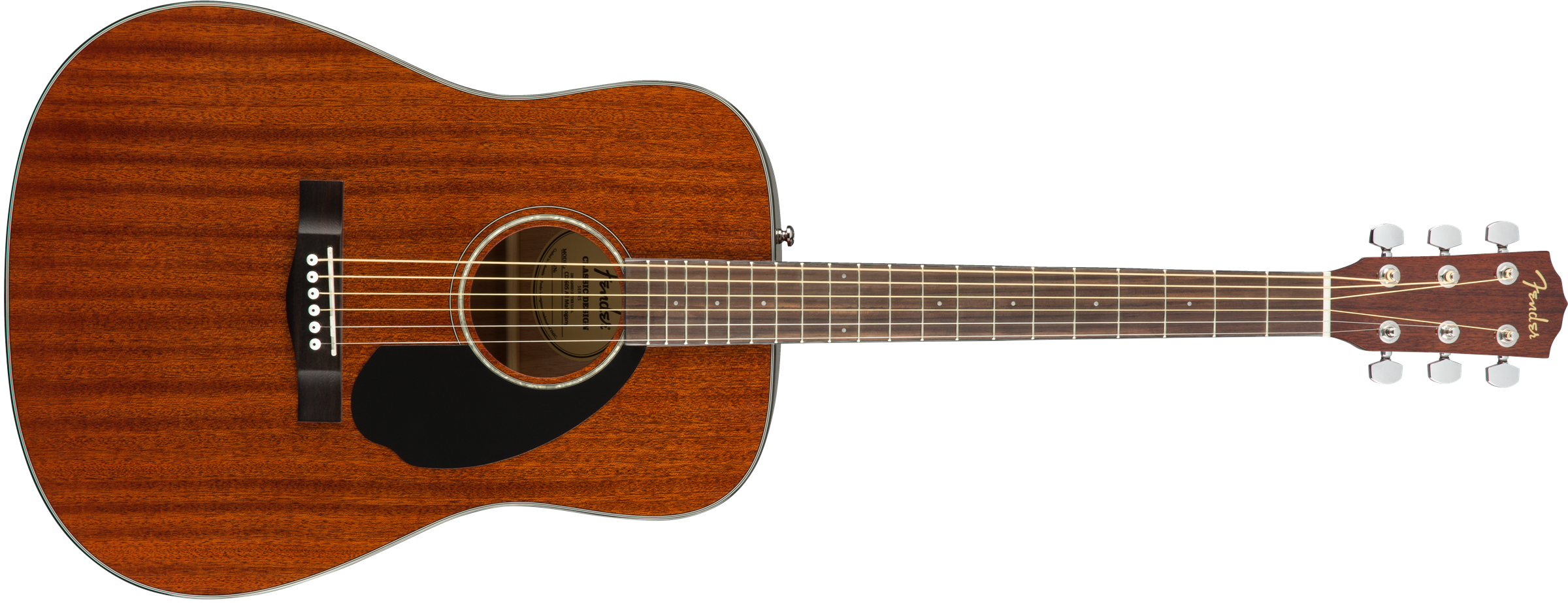 Guitarra Png - Fender Cd 60s All Mahogany (2400x923), Png Download