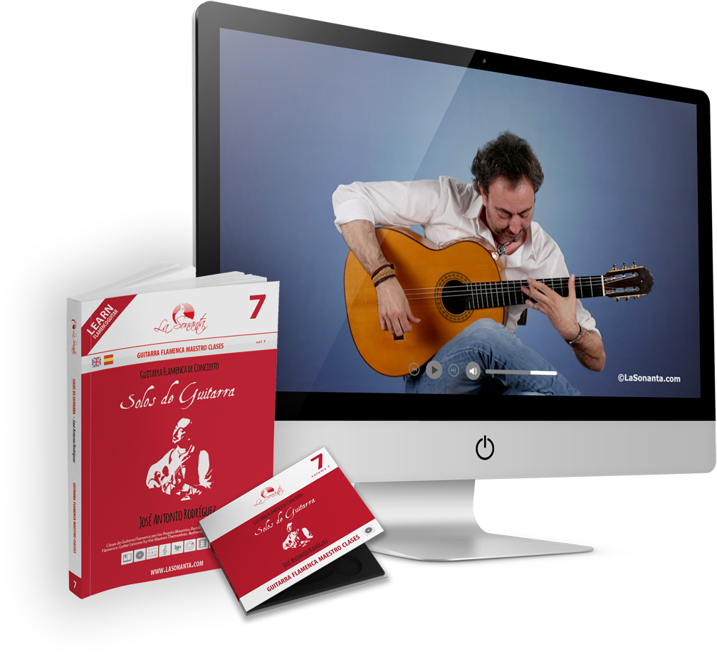 Jose Antonio Rodriguez Flamenco Guitar Master Class - Flat Panel Display (1120x958), Png Download