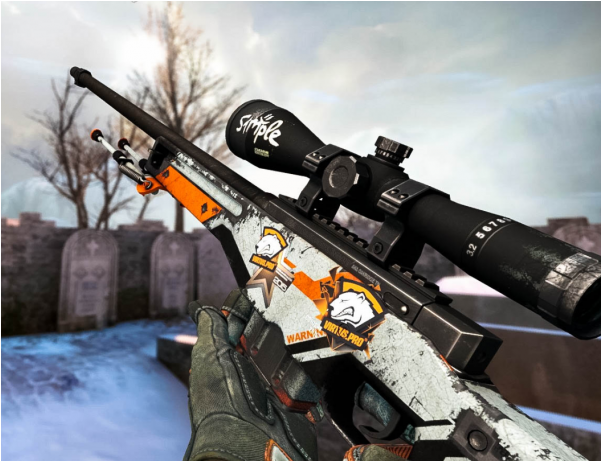 Asiimov Bs Float - Firearm (600x600), Png Download