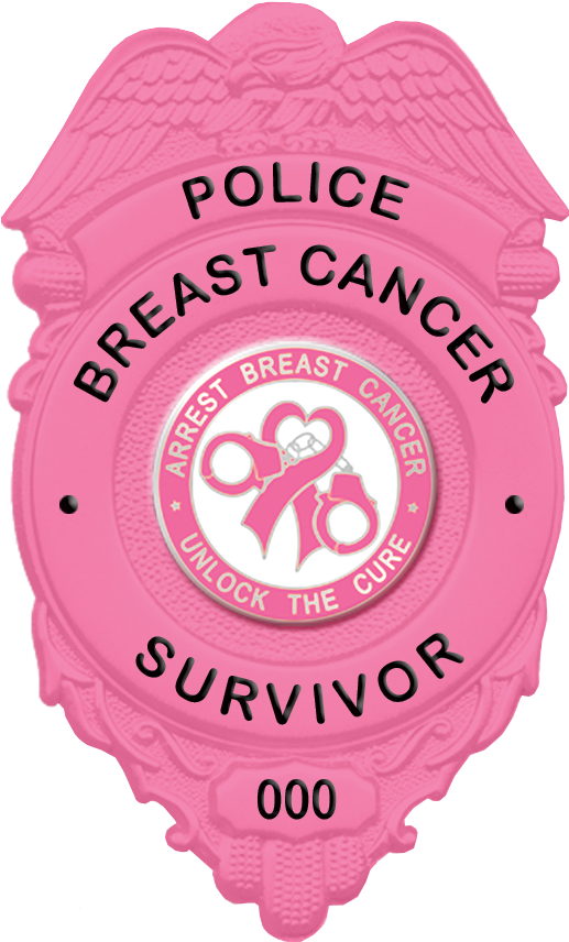 Blackinton Breast Cancer Awareness Badge With Eagle - Party Supply (518x864), Png Download